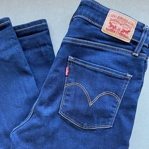 LEVIS 721 high rise skinny jeans